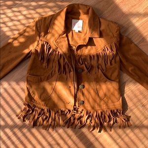 Girl suede jacket!
